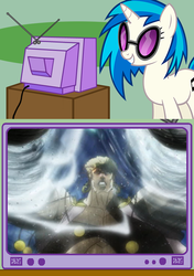 Size: 564x800 | Tagged: safe, dj pon-3, vinyl scratch, g4, exploitable meme, holy wubstorm, jojo's bizarre adventure, kamizuna arashi, meme, tv meme, wamuu