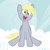 Size: 894x894 | Tagged: safe, artist:dr-lesh, derpy hooves, pegasus, pony, g4, cloud, cloudy, female, happy, mare, solo