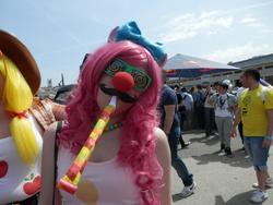 Size: 960x720 | Tagged: safe, pinkie pie, human, g4, clown nose, cosplay, irl, irl human, photo, red nose