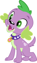 Size: 295x500 | Tagged: safe, artist:serendipony, spike, spike the regular dog, dog, equestria girls, g4, male, simple background, solo, spike the dog, transparent background, vector