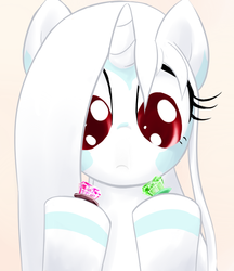 Size: 657x762 | Tagged: safe, artist:celerypony, oc, oc only, oc:celery, pony, unicorn, cute, how, ringpop, solo