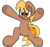 Size: 996x943 | Tagged: safe, artist:extradan, oc, oc only, oc:honey dip, pony, belly button