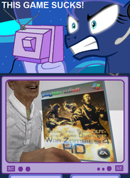 Size: 563x769 | Tagged: safe, princess luna, gamer luna, g4, ea, exploitable meme, tv meme