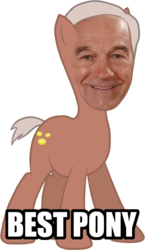 Size: 520x896 | Tagged: safe, human, best pony, image macro, irl, irl human, photo, ponified, ron paul, so brave