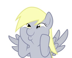 Size: 1000x800 | Tagged: safe, artist:applexpie2, derpy hooves, pegasus, pony, g4, dashface, female, mare, so awesome, solo