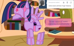 Size: 800x500 | Tagged: safe, twilight sparkle, g4, ask-twilightvi, virtual intelligence