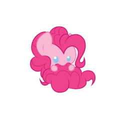 Size: 900x900 | Tagged: safe, artist:oathkeeper21, pinkie pie, earth pony, pony, g4, baby, baby pony, cute, diapinkes, female, filly, foal, nom, simple background, smiling, solo, tiny, transparent background, vector