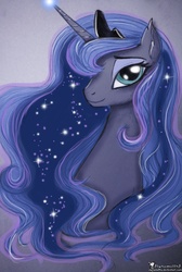 Size: 1944x2896 | Tagged: safe, artist:helenasherzblut, princess luna, g4, female, solo