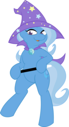 Size: 6000x11115 | Tagged: safe, artist:joey darkmeat, artist:pastelflakes, trixie, pony, unicorn, g4, absurd resolution, bipedal, cape, clothes, female, hat, magic wand, simple background, solo, transparent background, trixie's cape, trixie's hat, wand