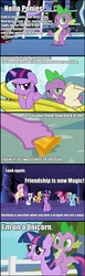 Size: 449x1467 | Tagged: safe, edit, edited screencap, screencap, applejack, fluttershy, pinkie pie, rainbow dash, rarity, spike, twilight sparkle, dragon, earth pony, pegasus, pony, unicorn, friendship is magic, g4, the ticket master, advertisement, caption, comic, dragons riding ponies, ei, female, hub logo, i'm on a horse, image macro, letter, male, mare, old spice, parody, riding, screencap comic, spike riding twilight, the man your man could smell like, twilight's canterlot home