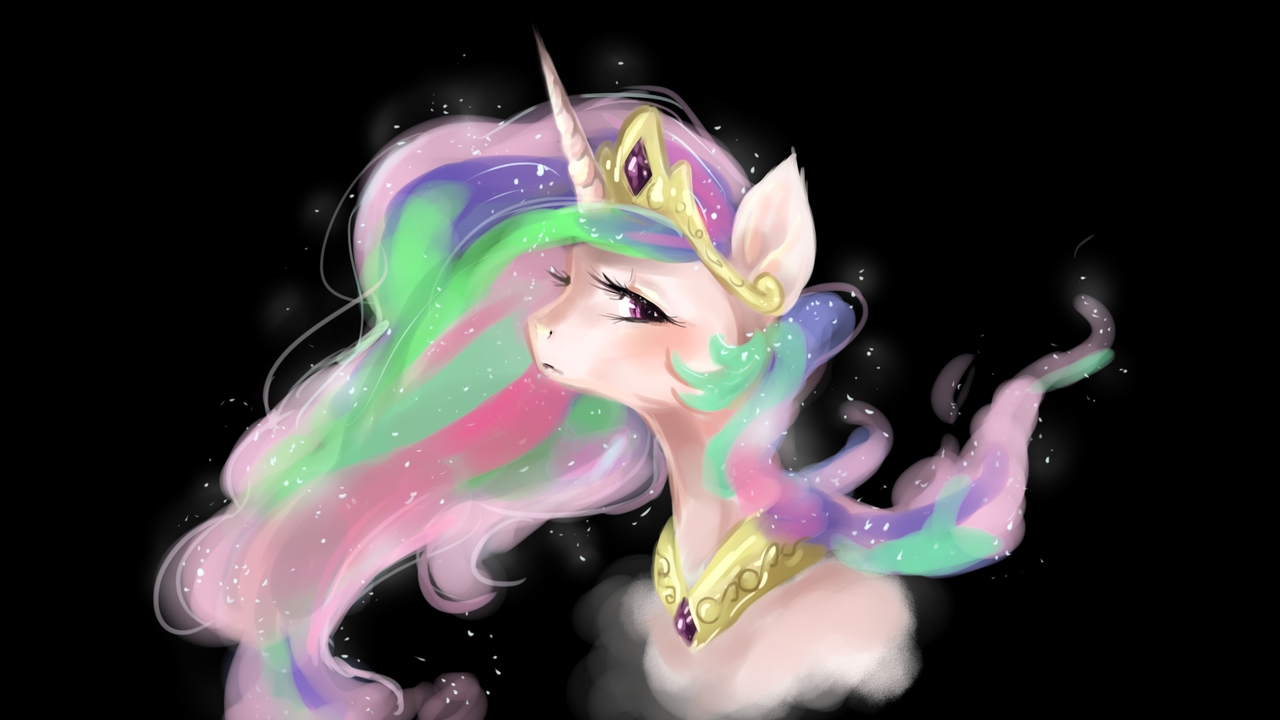 332751 Artistdream Chan Portrait Princess Celestia Safe Solo