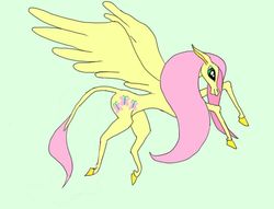 Size: 985x751 | Tagged: safe, artist:hecallsmehischild, fluttershy, g4, female, hoers, solo