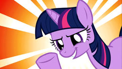 Size: 546x307 | Tagged: safe, edit, edited screencap, screencap, twilight sparkle, pony, unicorn, a bird in the hoof, g4, exploitable, female, solo, template, unicorn twilight