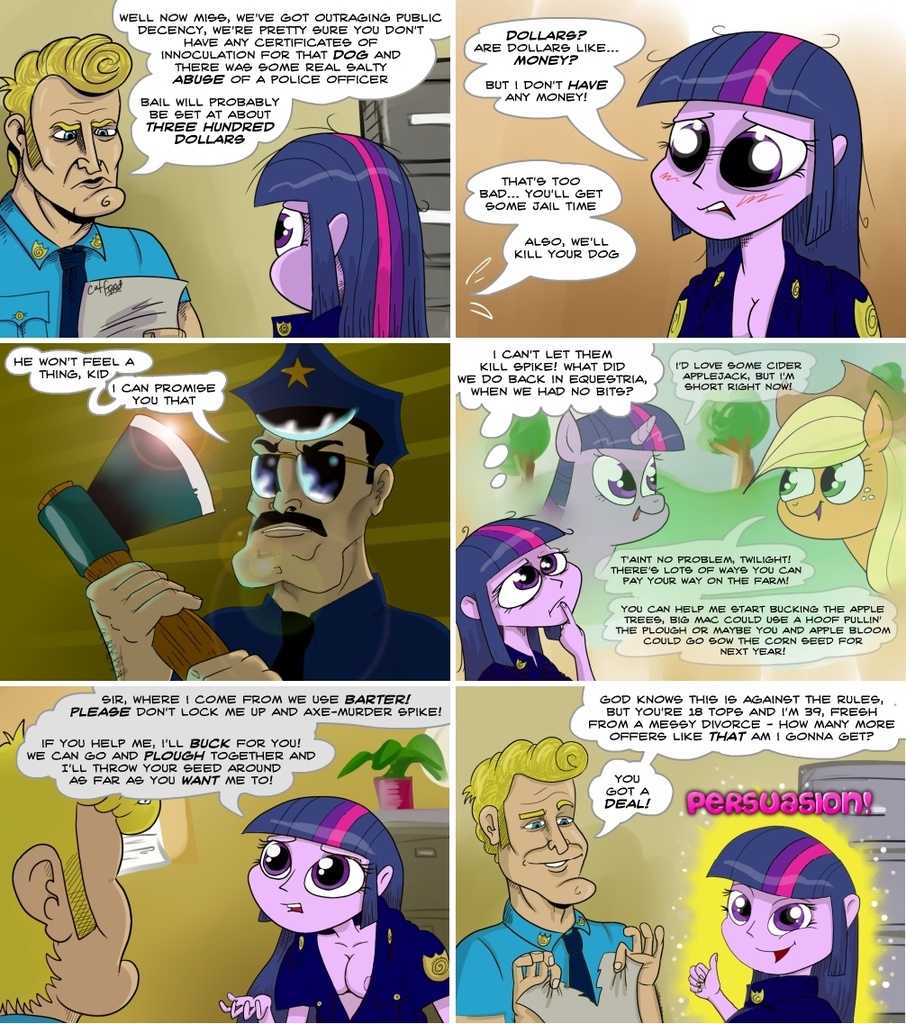 Questionable Artist Catfood Mcfly Applejack Twilight