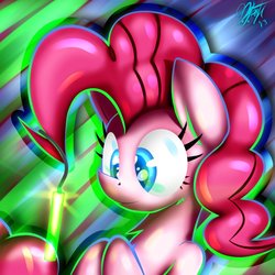 Size: 894x894 | Tagged: safe, artist:ralek, pinkie pie, g4, female, glowstick, solo