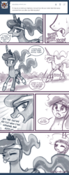 Size: 500x1266 | Tagged: safe, artist:johnjoseco, princess celestia, princess luna, alicorn, pony, ask princess molestia, gamer luna, princess molestia, g4, comic, exercise, high ponytail, long hair, ponytail, running, sweat, traditional royal canterlot voice