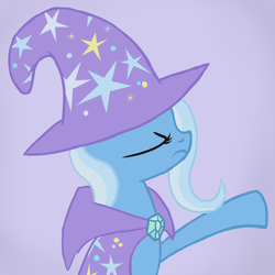 Size: 900x900 | Tagged: safe, artist:arrkhal, trixie, pony, g4, behold