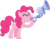 Size: 10923x8460 | Tagged: safe, pinkie pie, earth pony, pony, g4, absurd resolution, eyes closed, female, flugelhorn, simple background, solo, transparent background, vector