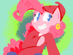 Size: 1600x1200 | Tagged: safe, artist:strabarybrick, pinkie pie, g4, chip skylark, clothes, female, solo, the fairly oddparents