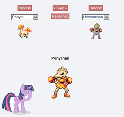 Size: 590x560 | Tagged: safe, twilight sparkle, hitmonchan, ponyta, g4, pokefusion, pokémon, ponychan