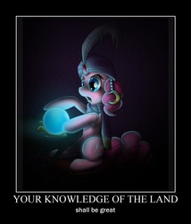 Size: 600x700 | Tagged: safe, artist:skullyizzy, pinkie pie, g4, betrayal, motivational poster, spoony, ultima, ultima ix