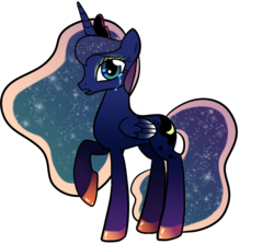 Size: 900x804 | Tagged: safe, artist:zombiecollie, princess luna, ask lusty luna, g4, crying, female, lusty luna, raised hoof, simple background, solo