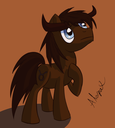 Size: 1280x1421 | Tagged: safe, artist:alorpax, pony, 30 minute art challenge, ponified, solo, taurus, zodiac