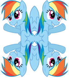 Size: 1366x1535 | Tagged: artist needed, safe, rainbow dash, g4, unitinu