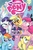 Size: 988x1500 | Tagged: safe, artist:amy mebberson, edit, apple bloom, applejack, derpy hooves, fluttershy, pinkie pie, princess celestia, princess luna, rainbow dash, rarity, scootaloo, spike, sweetie belle, twilight sparkle, pony, g4, idw, my little pony micro-series, blushing, cover, funny face, funny faces, grimace, mane seven, mane six, puffy cheeks, silly, silly face, silly pony, who's a silly pony