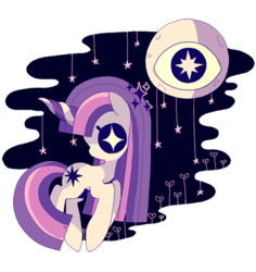 Size: 469x497 | Tagged: safe, artist:meatsaint, twilight sparkle, pony, unicorn, g4, female, simple background, solo, transparent background, unicorn twilight, wingding eyes