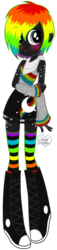 Size: 1024x4456 | Tagged: safe, artist:diigii-doll, oc, oc only, oc:spectral night, equestria girls, g4, boots, clothes, eqg promo pose set, equestria girls-ified, high heel boots, shirt, shoes, shorts, skirt, socks, solo