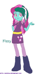 Size: 193x379 | Tagged: safe, artist:ameyal, fizzy, equestria girls, g1, g4, eqg promo pose set, equestria girls style, equestria girls-ified, female, g1 to equestria girls, g1 to g4, generation leap, humanized, simple background, solo, transparent background