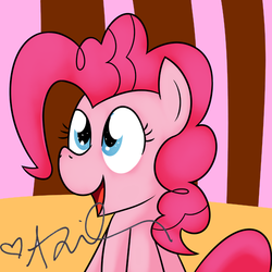 Size: 500x500 | Tagged: dead source, safe, artist:chir-miru, pinkie pie, g4, andrea libman, female, solo, tumblr