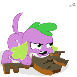 Size: 894x894 | Tagged: safe, artist:chir-miru, spike, dog, equestria girls, g4, luigi's mansion, luigi's mansion: dark moon, male, polterpup, simple background, solo, spike the dog, transparent background