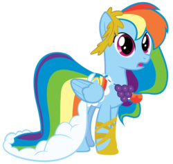 Size: 4487x4231 | Tagged: safe, artist:kirotalon, rainbow dash, pegasus, pony, g4, the best night ever, absurd resolution, clothes, dress, female, gala dress, simple background, solo, transparent background, vector