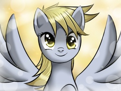 Size: 1400x1050 | Tagged: safe, artist:princesssilverglow, derpy hooves, pegasus, pony, g4, female, mare, solo