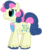 Size: 877x1053 | Tagged: safe, artist:starryoak, bon bon, sweetie drops, earth pony, pony, g4, apron, clothes, female, mare, older, older bon bon, simple background, solo, transparent background, unshorn fetlocks