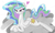 Size: 1801x1077 | Tagged: source needed, safe, artist:defective, princess celestia, alicorn, pony, g4, female, heart, solo