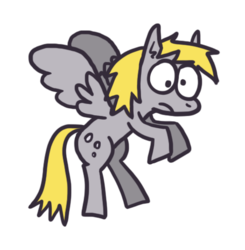 Size: 455x464 | Tagged: safe, artist:dinoderp, derpy hooves, pegasus, pony, g4, female, mare, solo