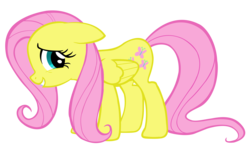 Size: 10000x6000 | Tagged: safe, artist:flutterwry95, fluttershy, g4, absurd resolution, female, simple background, solo, transparent background, vector