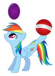 Size: 10000x14000 | Tagged: safe, artist:flutterwry95, rainbow dash, fall weather friends, g4, .psd available, absurd resolution, ball, female, simple background, solo, transparent background, vector