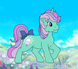 Size: 793x700 | Tagged: safe, artist:voodoo-tiki, oc, oc only, pony, unicorn, g1, solo