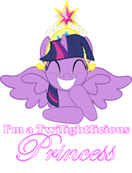 Size: 1024x1343 | Tagged: safe, artist:wolfram-and-hart, twilight sparkle, alicorn, pony, g4, ^^, big crown thingy, cute, element of magic, eyes closed, female, mare, simple background, smiling, solo, transparent background, twiabetes, twilight sparkle (alicorn), twilightlicious