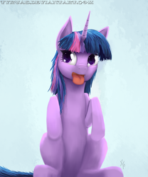 Size: 1500x1800 | Tagged: safe, artist:sonicrainboom93, twilight sparkle, g4, female, solo, tongue out