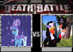 Size: 900x643 | Tagged: safe, trixie, g4, death battle, disney, ducktales, magica de spell, meme