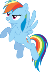 Size: 4553x6758 | Tagged: safe, artist:hawk9mm, rainbow dash, g4, absurd resolution, female, simple background, solo, transparent background, vector