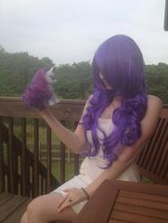 Size: 600x800 | Tagged: safe, artist:amethystglittershine, rarity, human, g4, cosplay, irl, irl human, photo, solo, toy