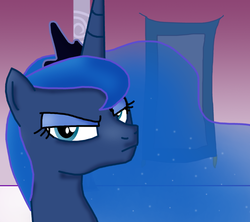 Size: 500x444 | Tagged: safe, artist:ajmstudios, princess luna, g4, expression, female, solo