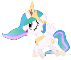 Size: 843x716 | Tagged: safe, artist:datnaro, artist:ekkitathefilly, princess celestia, alicorn, pony, g4, cewestia, cute, cutelestia, female, filly, happy, simple background, solo, transparent background