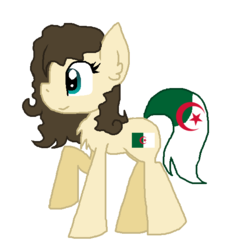 Size: 568x599 | Tagged: safe, artist:pinkielord, earth pony, pony, algeria, nation ponies, simple background, solo, transparent background